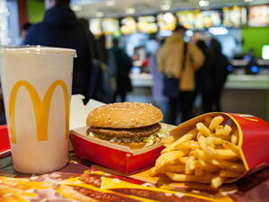 Big Mac a Big Mac menu cena cestou do Chorvatska