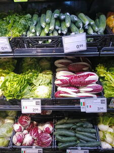 Aktuální ceny potravin v Itálii v květnu