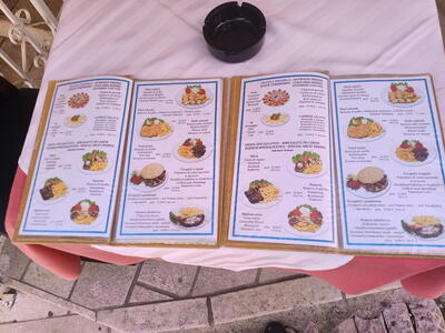 Ceníky restaurací v chorvatské Rovinji
