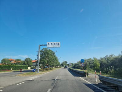 Příjezd do Bibione