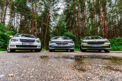 Škoda Superb Combi – srovnání druhé, třetí a čtvrté generace