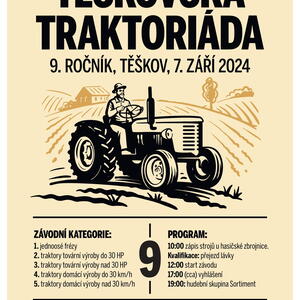 Těškovská traktoriáda 2024