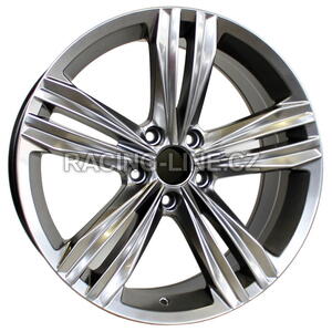 Alu kola Racing Line B5293, 17x7.5 5x112 ET40, černá metalíza