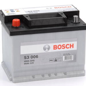 Autobaterie BOSCH S3 12V 56Ah 480A EN Levá 0092S30060