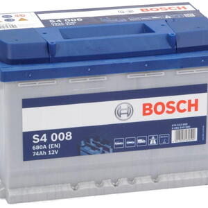 Autobaterie BOSCH S4 12V 74Ah 680A EN 0092S40080