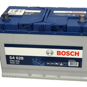 Autobaterie BOSCH S4 12V 95Ah 830A EN ASIA 0092S40280