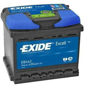 Autobaterie EXIDE Excell 12V 44Ah 420A EB442