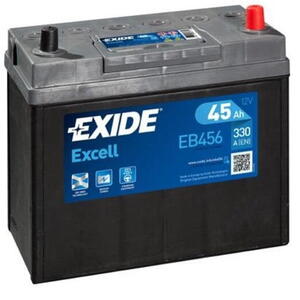 Autobaterie EXIDE Excell 12V 45Ah 300A EB456