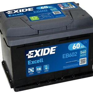 Autobaterie EXIDE Excell 12V 60Ah 540A EB602