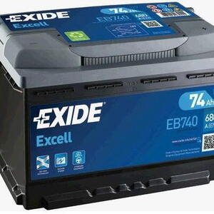 Autobaterie EXIDE Excell 12V 74Ah 680A EB740