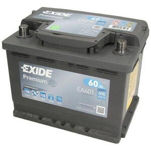 Autobaterie EXIDE Premium 12V 60Ah 600A levá EA601