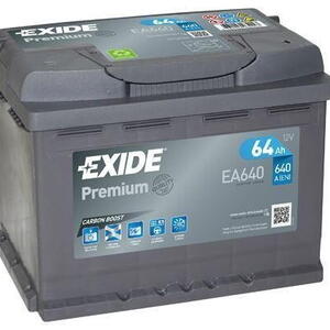 Autobaterie EXIDE Premium 12V 64Ah 640A EA640