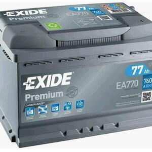 Autobaterie EXIDE Premium 12V 77Ah 760A, EA770