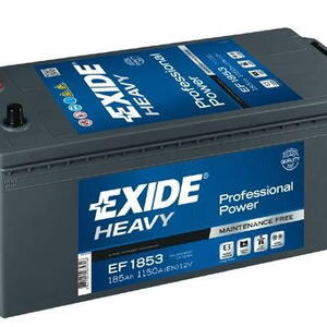 Autobaterie EXIDE Professional Power HDX 12V 185Ah 1150A EF1853