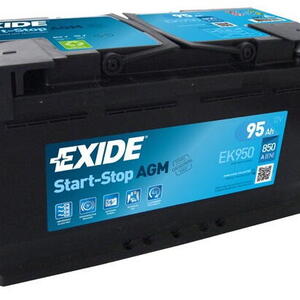 Autobaterie EXIDE Start-Stop AGM 12V 95Ah EK-950