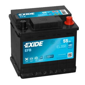 Autobaterie EXIDE Start-Stop EFB 12V 55Ah EL550