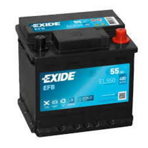 Autobaterie Exide START-STOP EFB EL550 - 55Ah, 12V