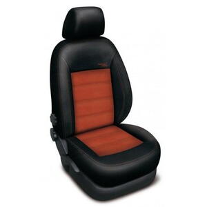 Autopotahy na BMW X3, od 2003 - 2010, Authentic Velvet, barva velvet oranžová 0107