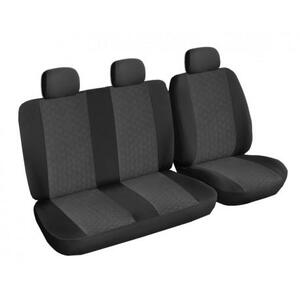 Autopotahy na Citroen Jumper I., 3 místa, od roku 1994 - 2006, Lux style barva antracit 02