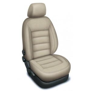 Autopotahy na Volkswagen Touran I., od r. 2003 - 2010, kožené Authentic Leather III., barv