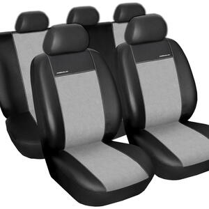 Autopotahy Seat Cordoba II SPORT, od r. 2002-2011, Eco kůže + alcantara šedé