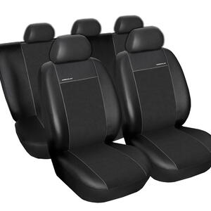 Autopotahy Seat IBIZA III SPORT, od r. 2002-2008, Eco kůže + alcantara černé