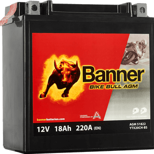 Banner Batterien GmbH Banner Bike Bull AGM 51822 YTX20CH-BS 12V 18Ah