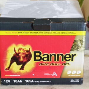 Banner Batterien GmbH Banner BIKE BULL GEL 51021 BGTX12A-4  (YT12A-BS) 12V 10Ah 165A