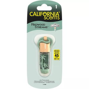 California Scents Hanging Vial Red Wood Streams - závěsný osvěžovač vzduchu 5 ml