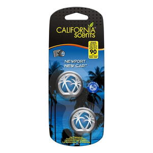 California Scents Mini Diffuser Newport New Car - Nové auto, 2 ks