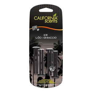 California Scents Vent Stick Ice - Ledová svěžest, vonné kolíčky 4 ks