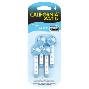 California Scents Vent Stick Monterey Vanilla - Vanilka, vonné kolíčky 4 ks