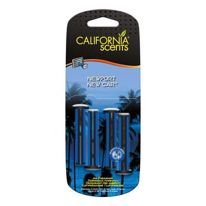 California Scents Vent Stick Newport New Car - Nové auto, vonné kolíčky 4 ks