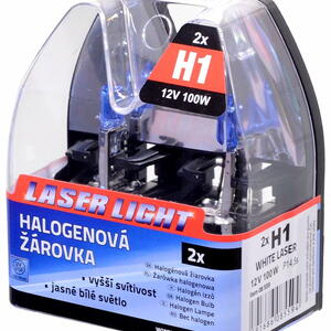 Compass Žárovka 12V H1 100W P14,5s WHITE LASER 2ks