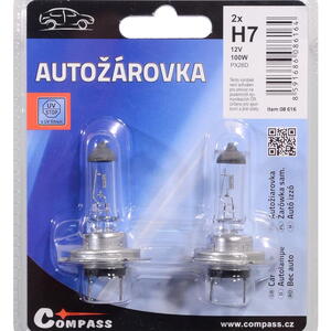 Compass Žárovka 12V H7 100W PX26d blister 2ks