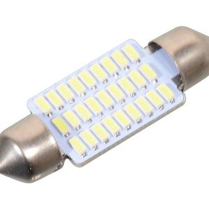 Compass Žárovka 27 SMD LED 12V suf. SV8.5 38mm bílá