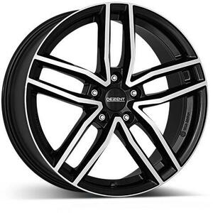 DEZENT TR dark 6,5x17 5x112 ET44 černý lak/leštěná čelní plocha