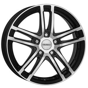 DEZENT TZ dark 7,5x17 5x114,3 ET38 černý lak/leštěná čelní plocha