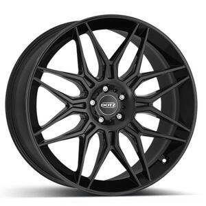 DOTZ LongBeach black 9,5x22 5x112 ET37 černý lak