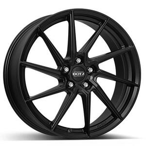 DOTZ Spa black 7,5x17 5x100 ET35 černý matný lak