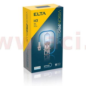 ELTA žárovka H3 55W (patice PK22s) VisionProBlue (sada 2 ks)