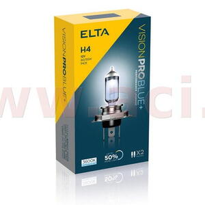 ELTA žárovka H4 60/55W (patice P43t) VisionProBlue +50% (sada 2 ks)