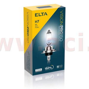 ELTA žárovka H7 55W (patice PX26d) VisionPro +150% (sada 2 ks)