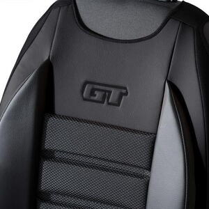 Ergonomický potah na 1 sedadlo GT ERGONOMIC LEATHER, černé