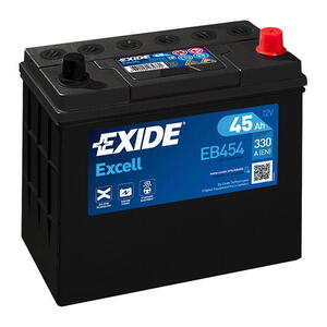 Exide Excell 12V 45Ah 300A EB454