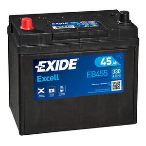 Exide Excell 12V 45Ah 300A EB455