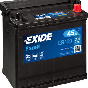 Exide Excell 12V 45Ah 330A EB450