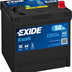 Exide Excell 12V 50Ah 360A EB504