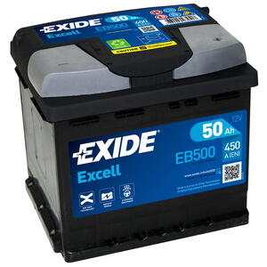 Exide Excell 12V 50Ah 450A EB500