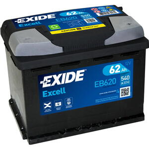 Exide Excell 12V 62Ah 540A EB620